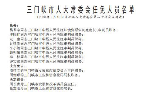 三門峽市檔案局人事任命推動檔案事業(yè)邁向新高度