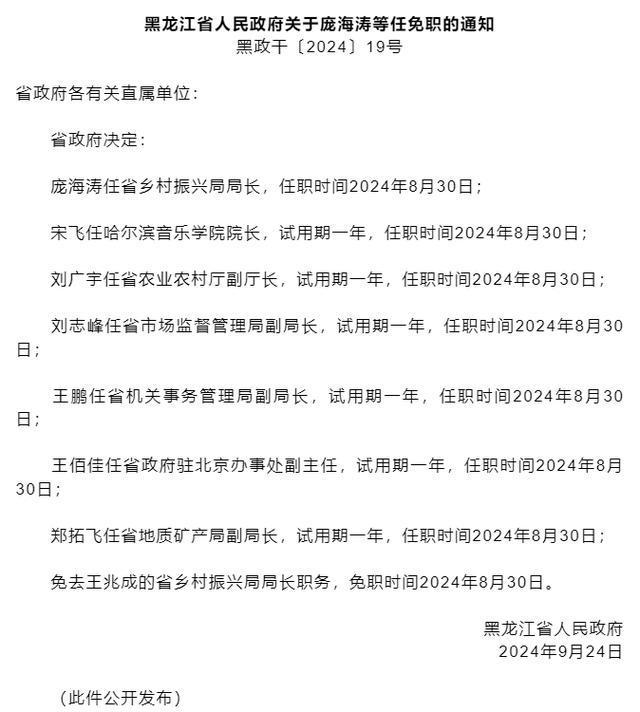 長莊村人事任命最新公告